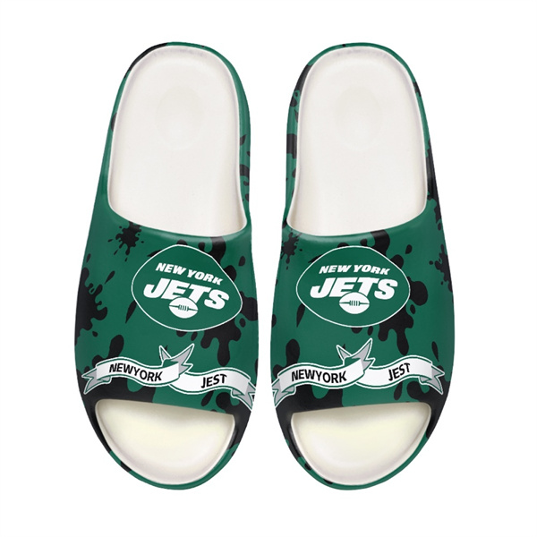 Men's New York Jets Yeezy Slippers/Shoes 001
